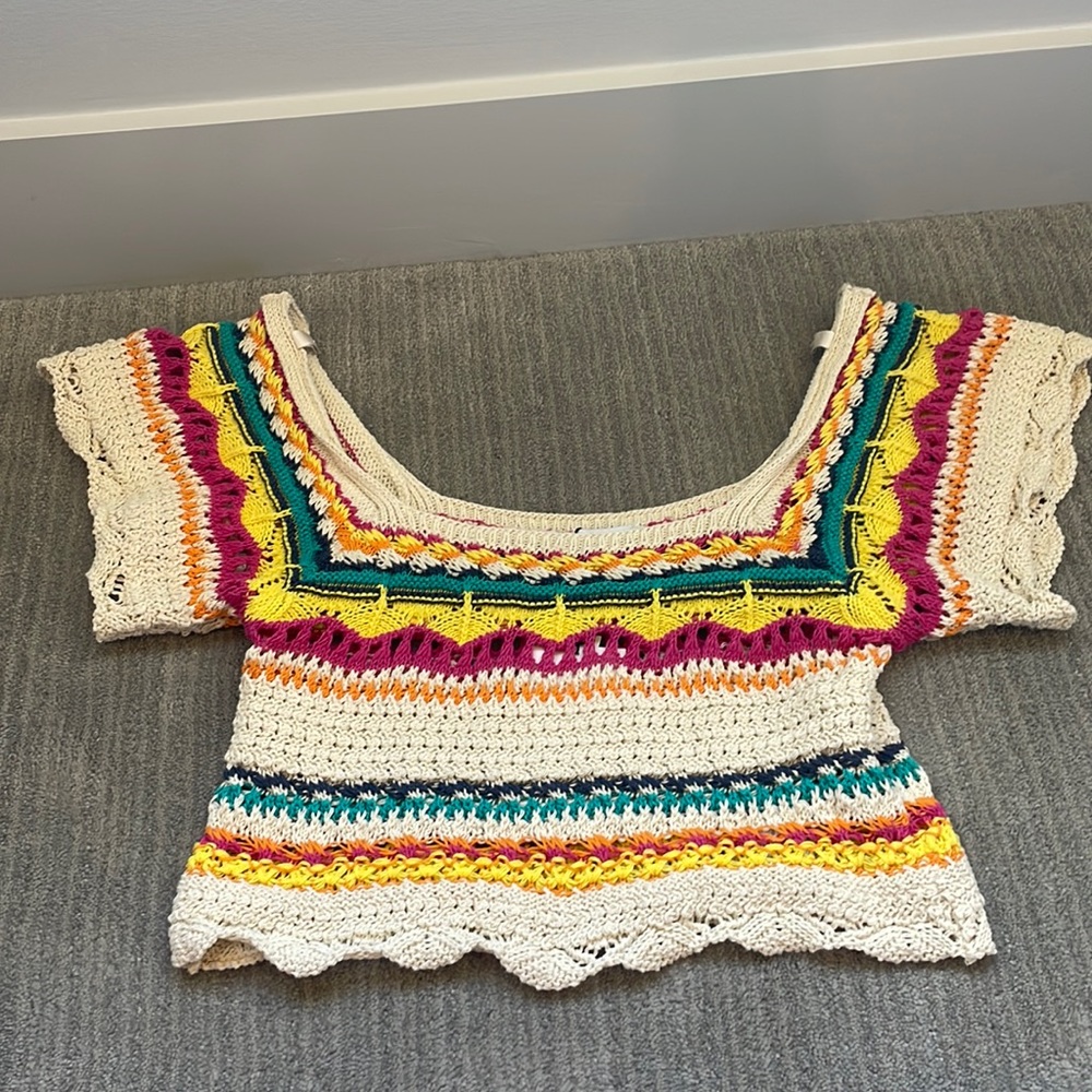 Zara crochet top
